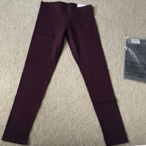 Brand New Maroon American Eagle Arie Leggings